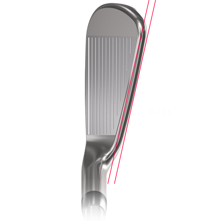 PXG 0311 T GEN5 Iron showing top rail thickness of 0.135 inches