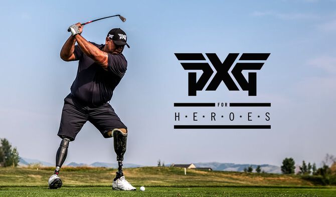PXG For Heroes - golfer in picture
