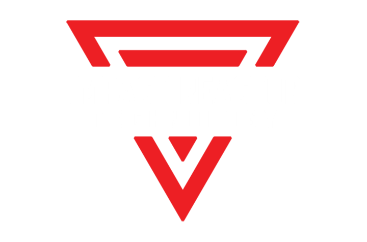 Triangle icon with words, impactor reactor technology