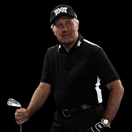 Gary Player with Club in Hand