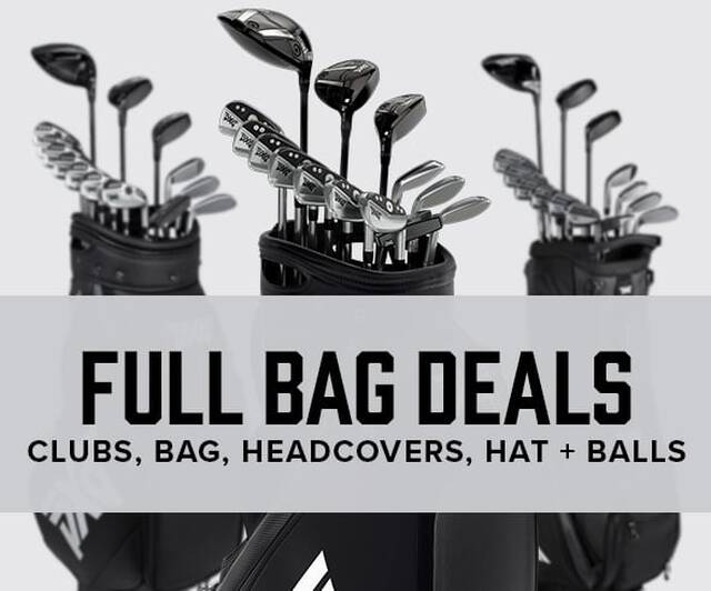 Full Bag Deals- Clubs, bag, headcovers, hat, golf balls