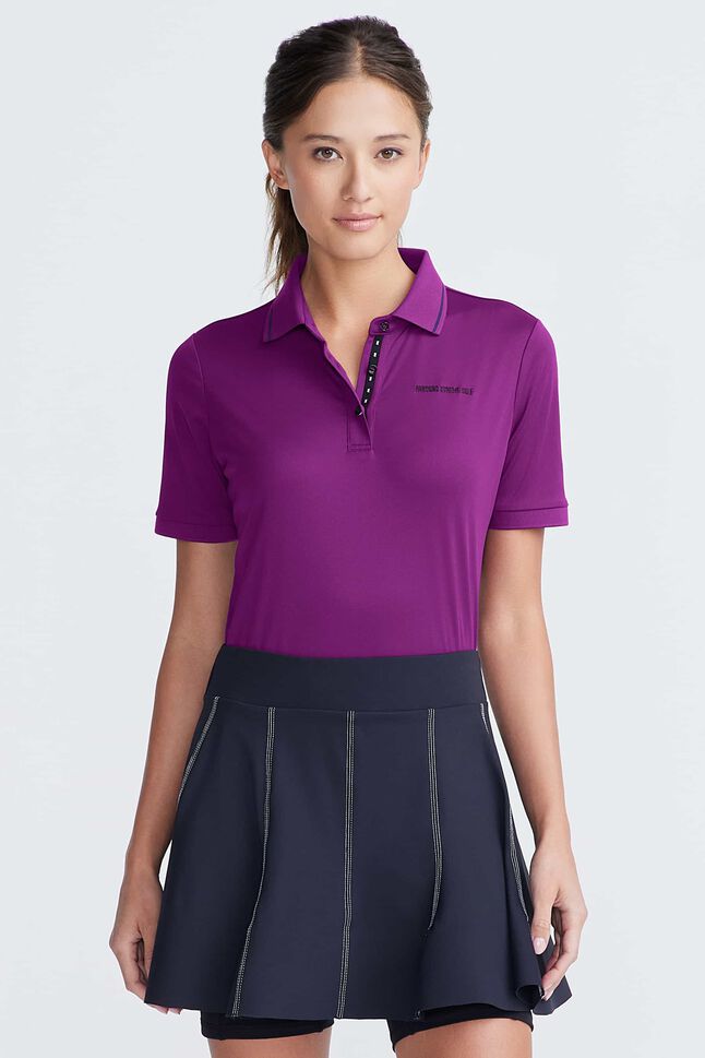 Women's Classic Ribbed Collar Polo