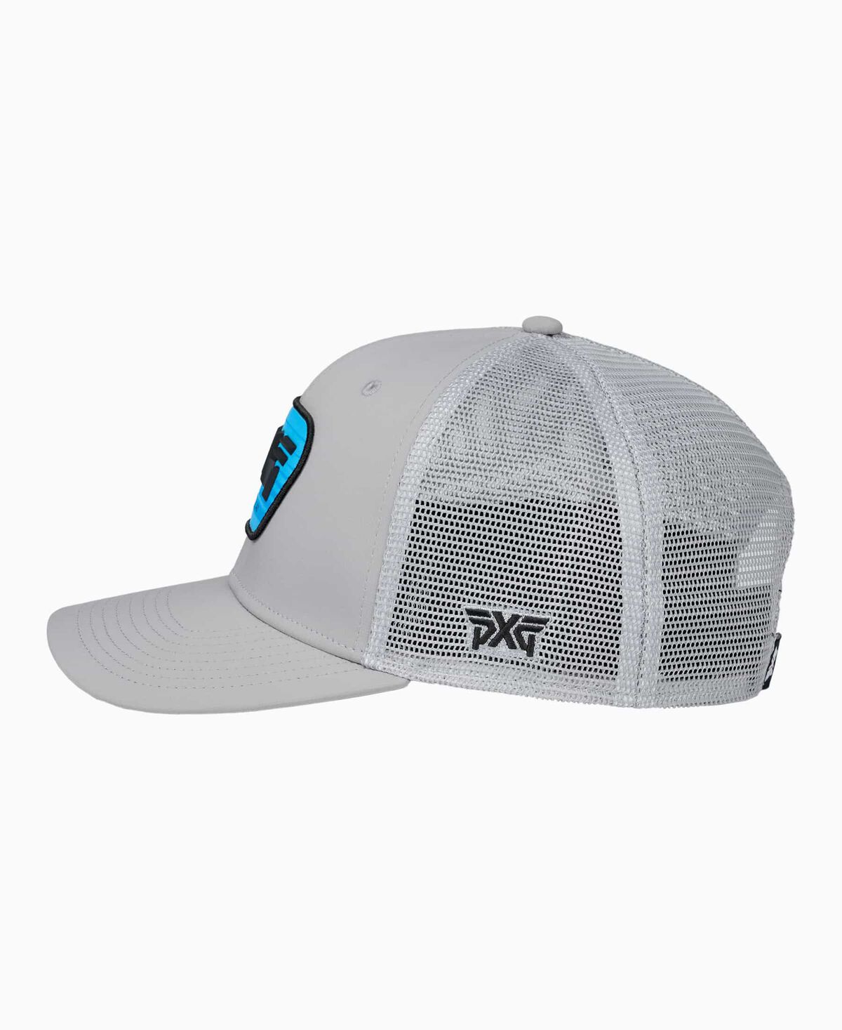 Scottsdale Trucker Snapback Hat - Grey/Blue Logo - One Size Grey