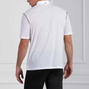 Comfort Fit Fineline Polo White