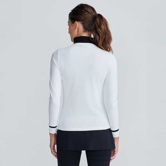 Women's Two-in-One Textured 1/4 Zip