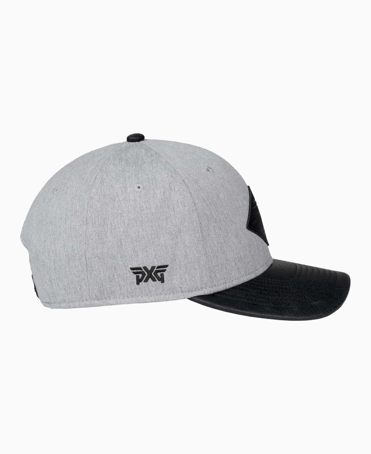 Diamond Patch Hat Snapback Hat - Grey - One Size 