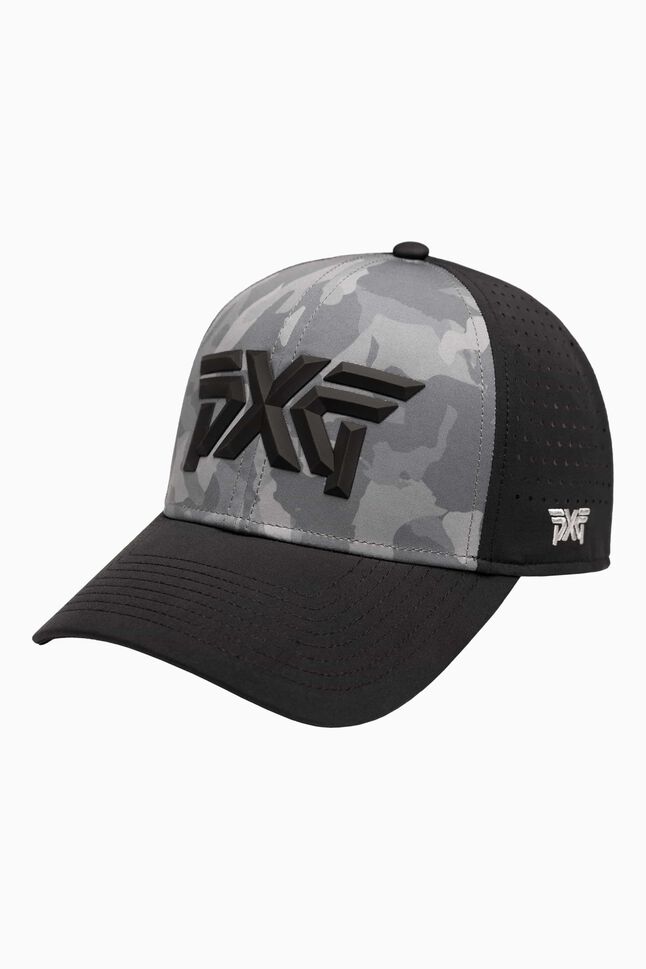 Fairway Camo Faceted Large 6 Panel Structured Cap