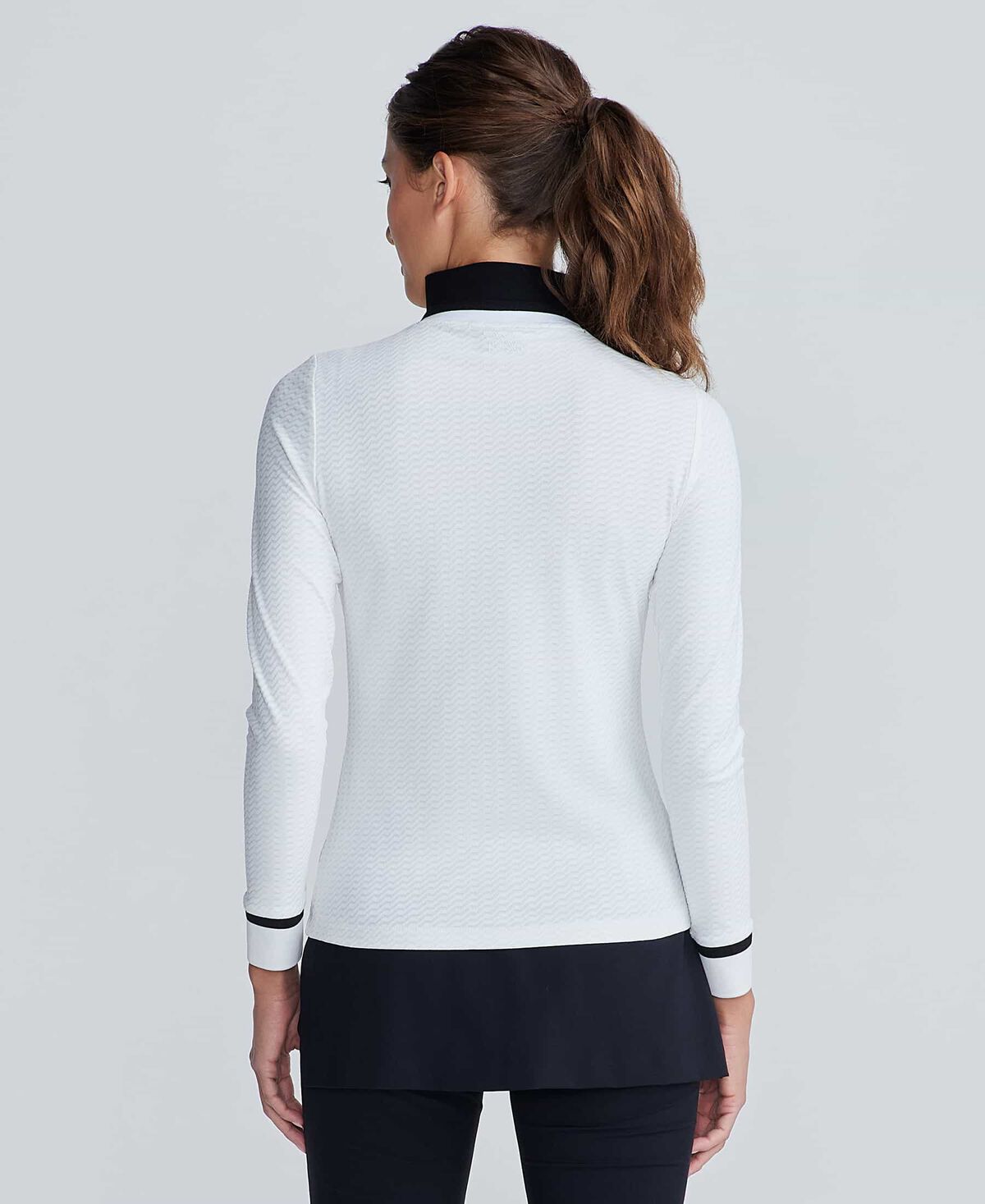 Women's Two-in-One Textured 1/4 Zip 