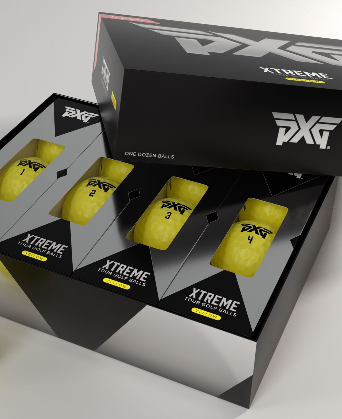 Xtreme Tour Golf Ball - Yellow - Dozen Yellow