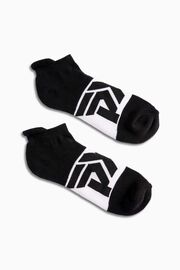 Men's Logo Low Cut Socks Black