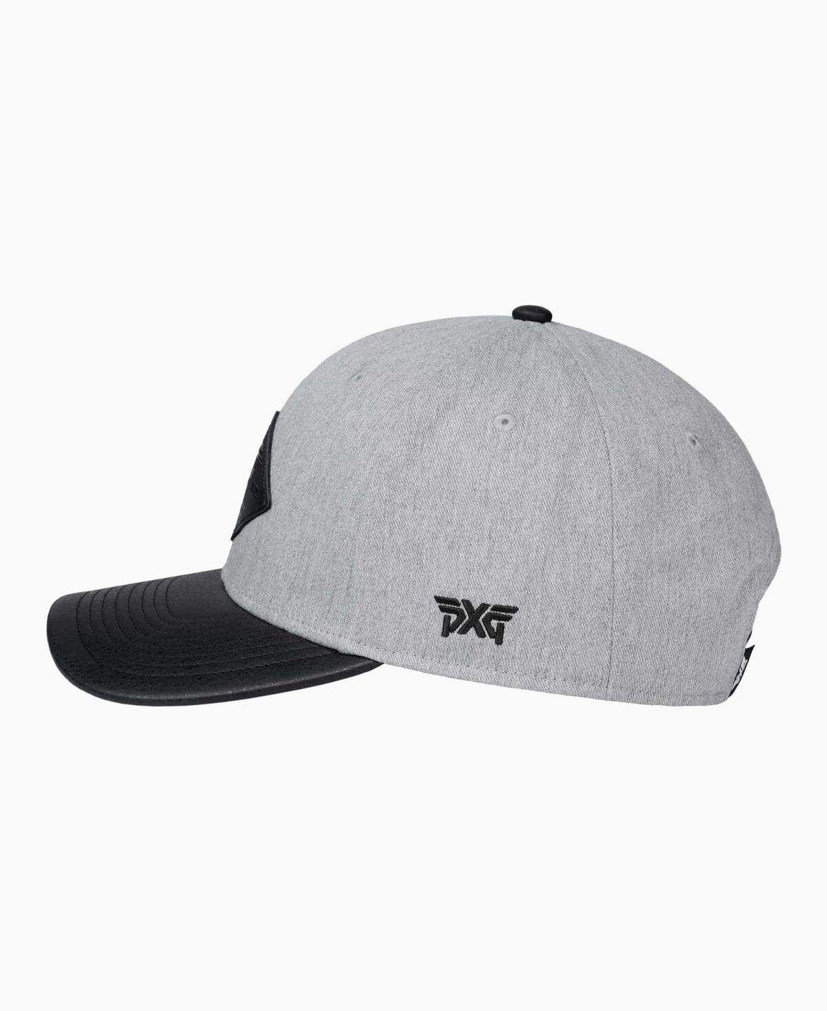 Diamond Patch Hat Snapback Hat - Grey - One Size 