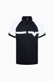 PXG x NJ Comfort Fit Short Sleeve V-Stripe Polo 