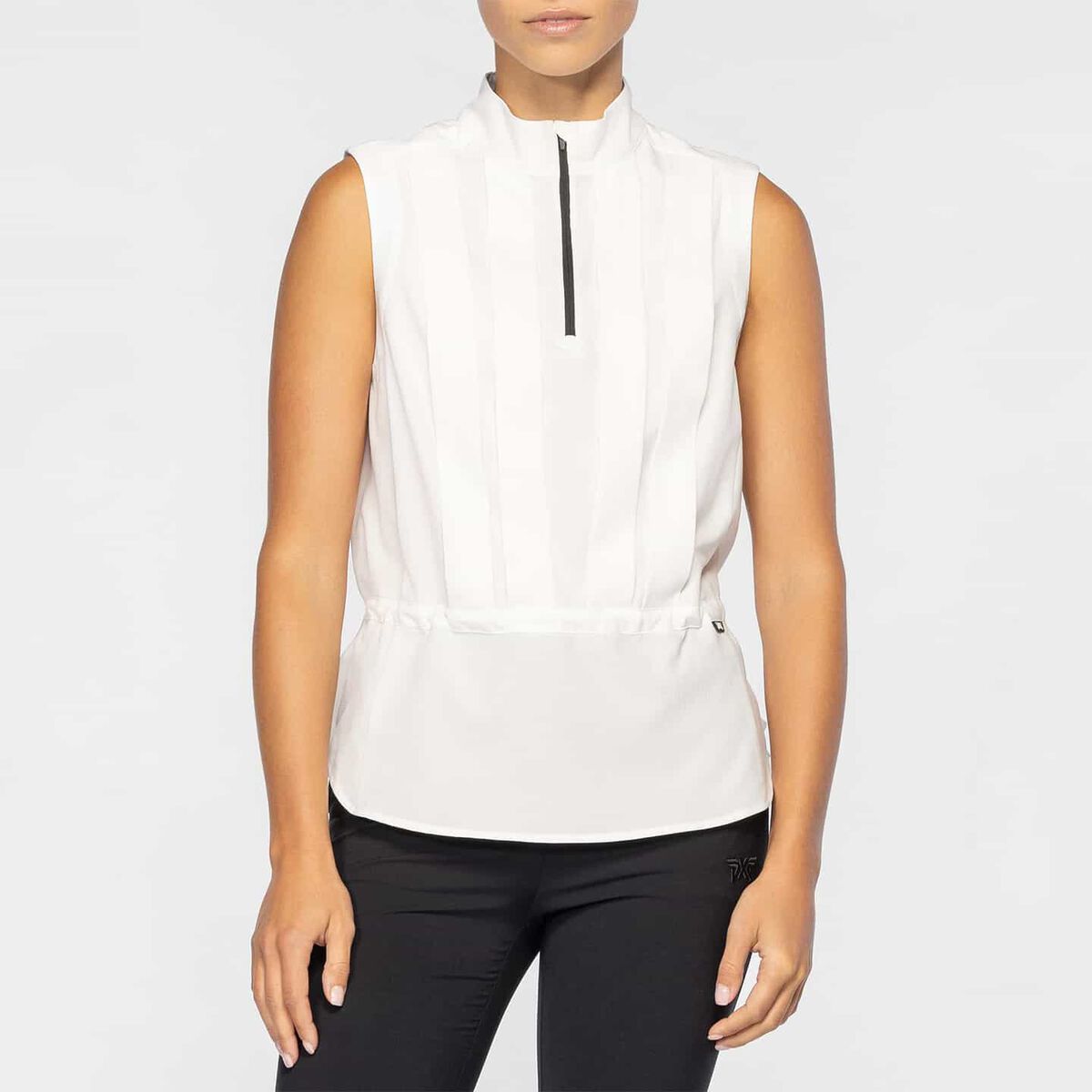 Women's Sleeveless Pleated Pullover 