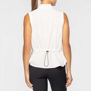 Women's Sleeveless Pleated Pullover 