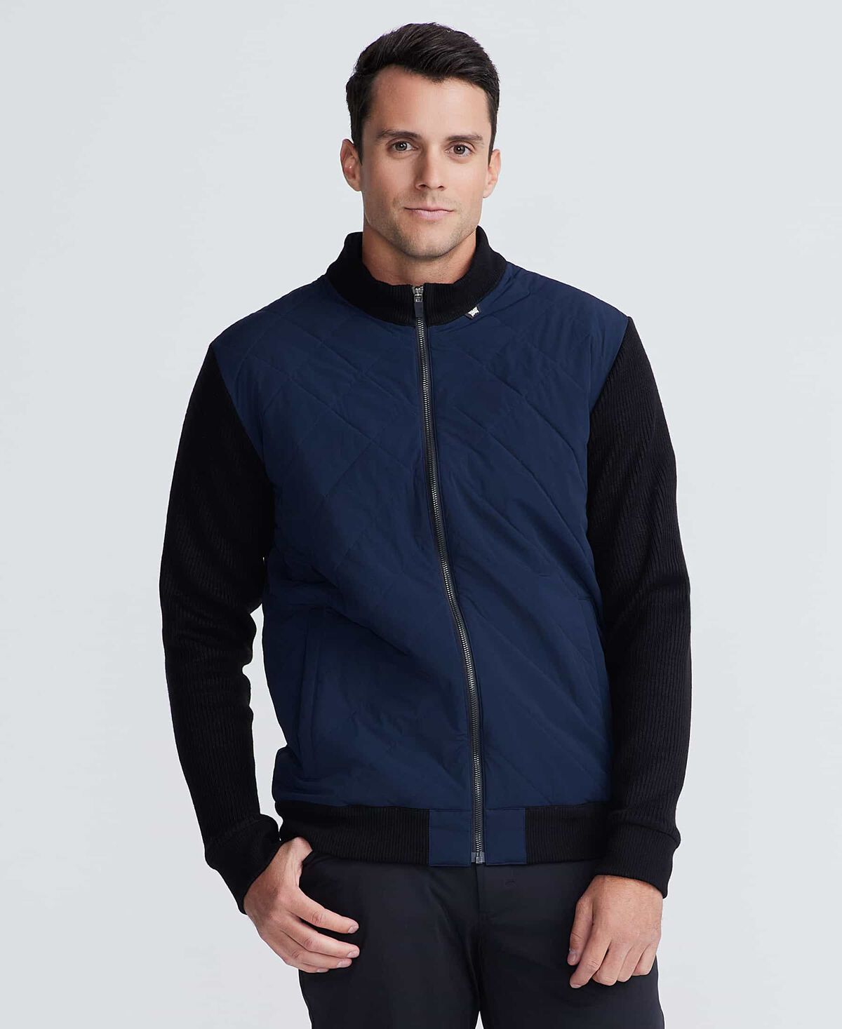 Men's Hybrid Sweater Quilted Jacket 