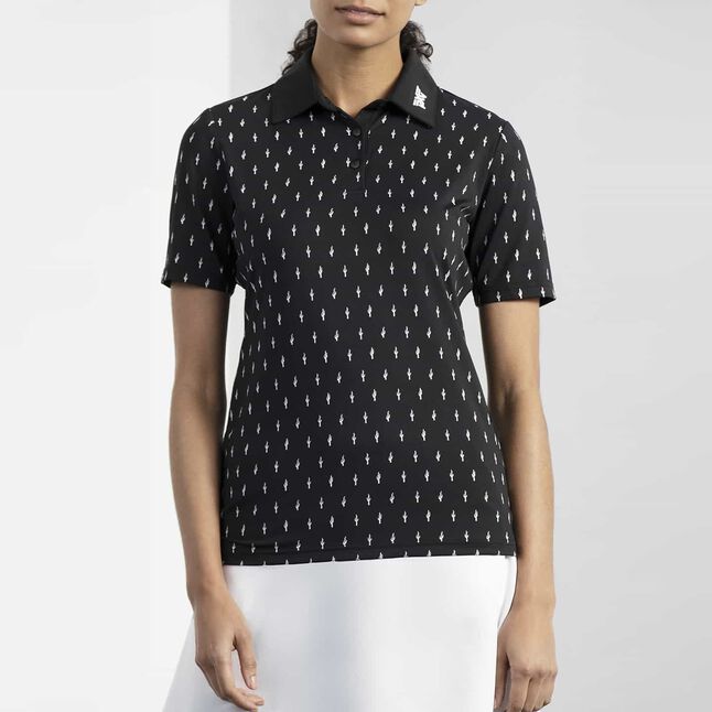 Cactus Print Polo
