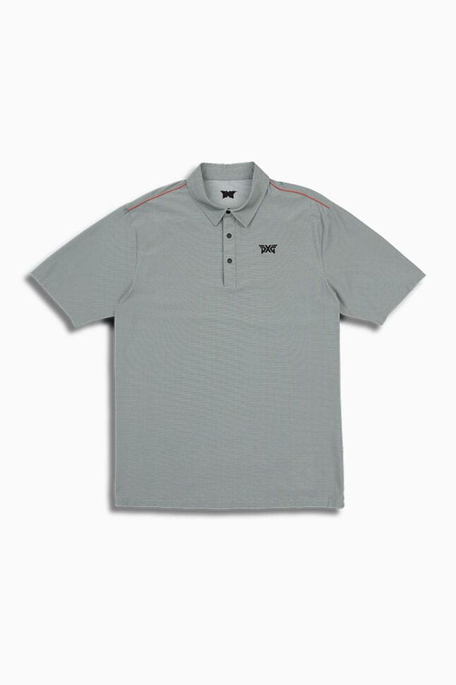 Comfort Fit Red Piped Polo