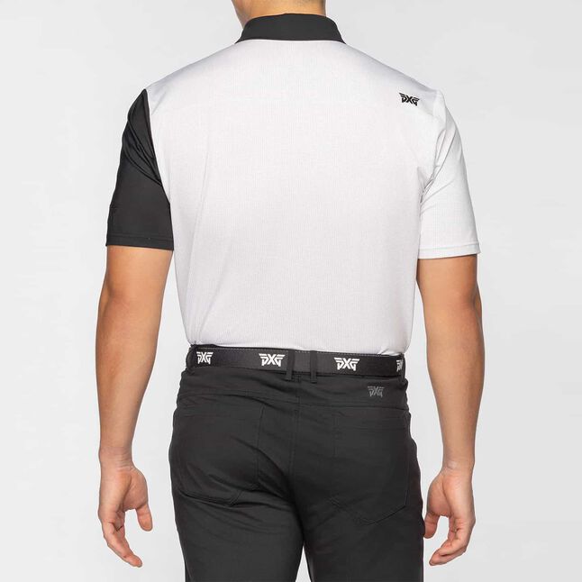 Men's Comfort Fit Chest Block Polo