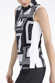 Sleeveless Handkerchief Polo 