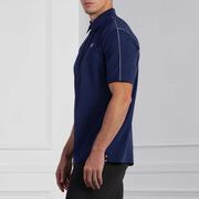 Comfort Fit Fineline Polo Navy