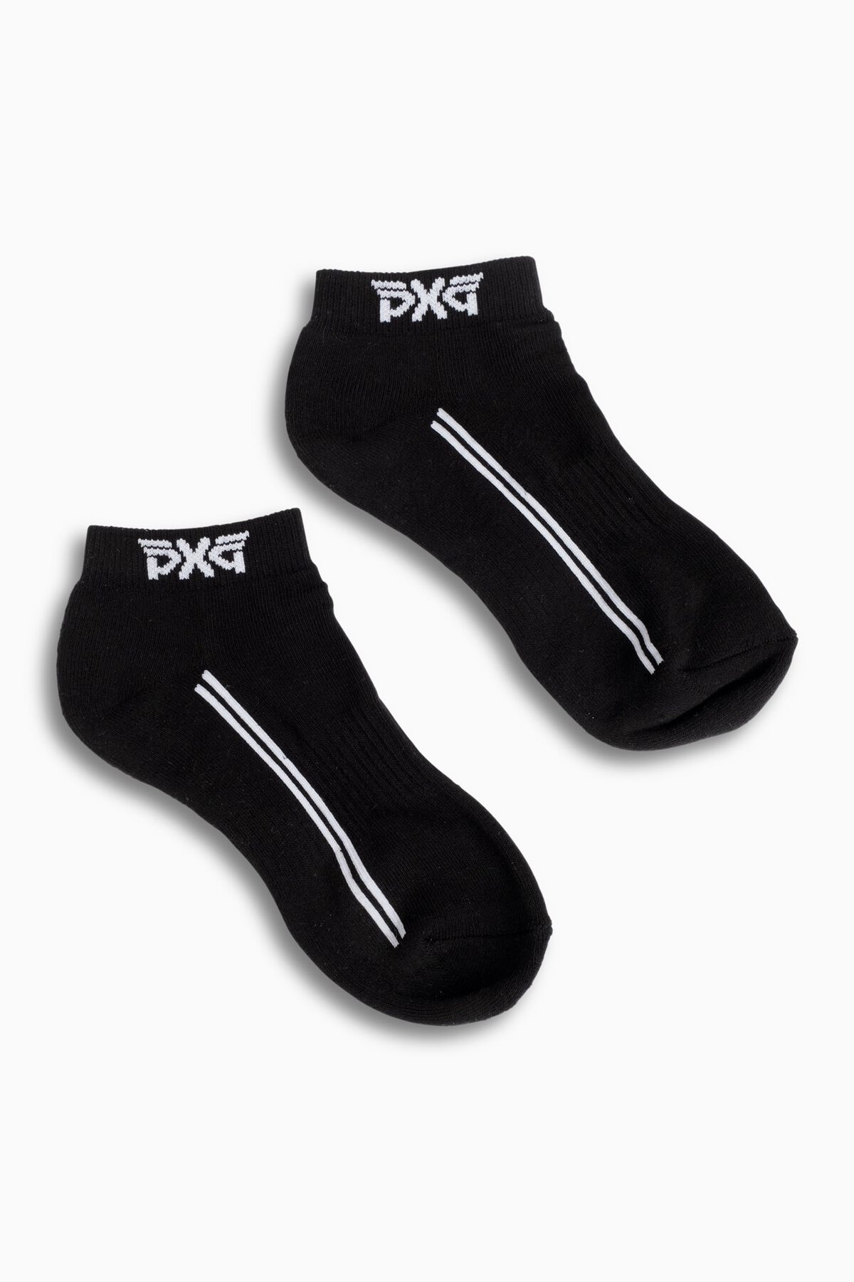 Men's Jacquard Logo Ankle Socks Black