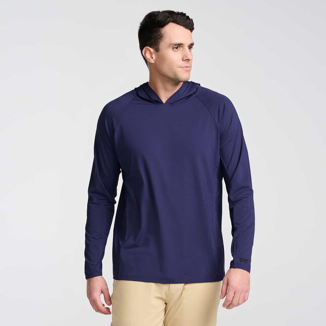 Tour Hooded Raglan Pullover
