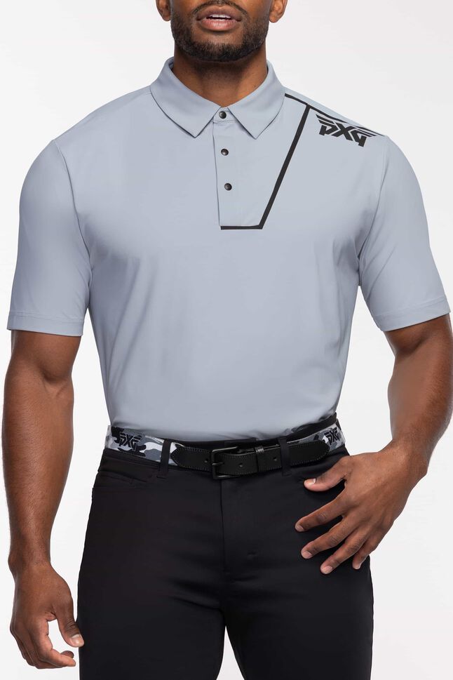 Comfort Fit Bonded Stripe Polo