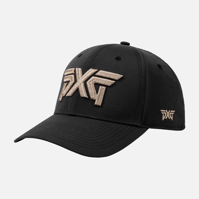 6 Panel Curved Bill Snapback - Black/Taupe - One Size