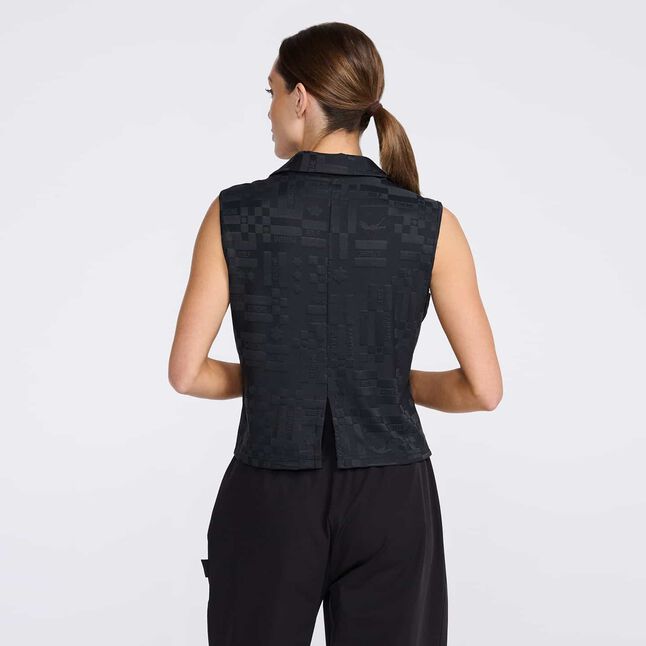 #SHEGOLFS SLEEVELESS POLO