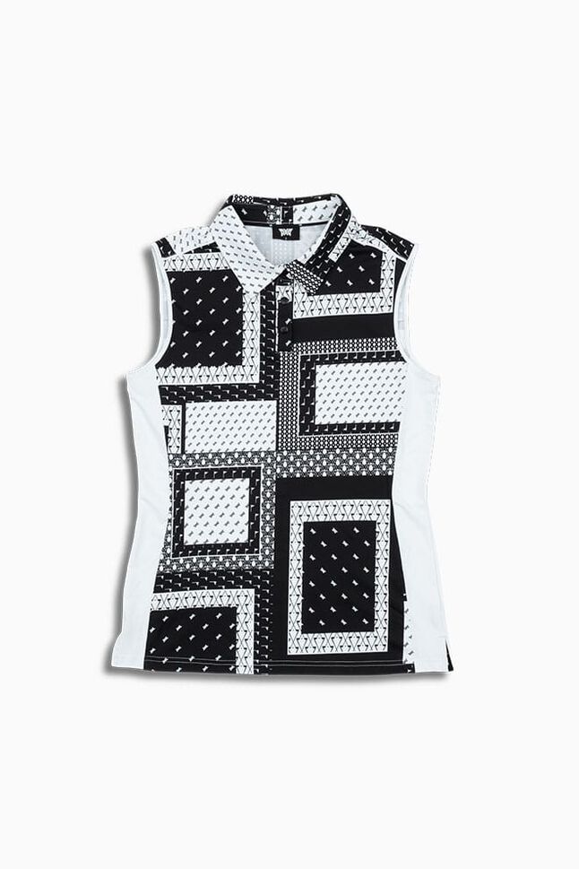 Sleeveless Handkerchief Polo