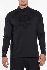 Darkness Skull Mock Neck 