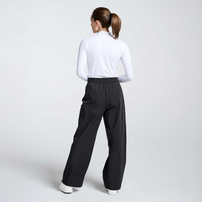Perforated Logo Wide Leg Trouser