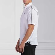 Comfort Fit Fineline Polo White