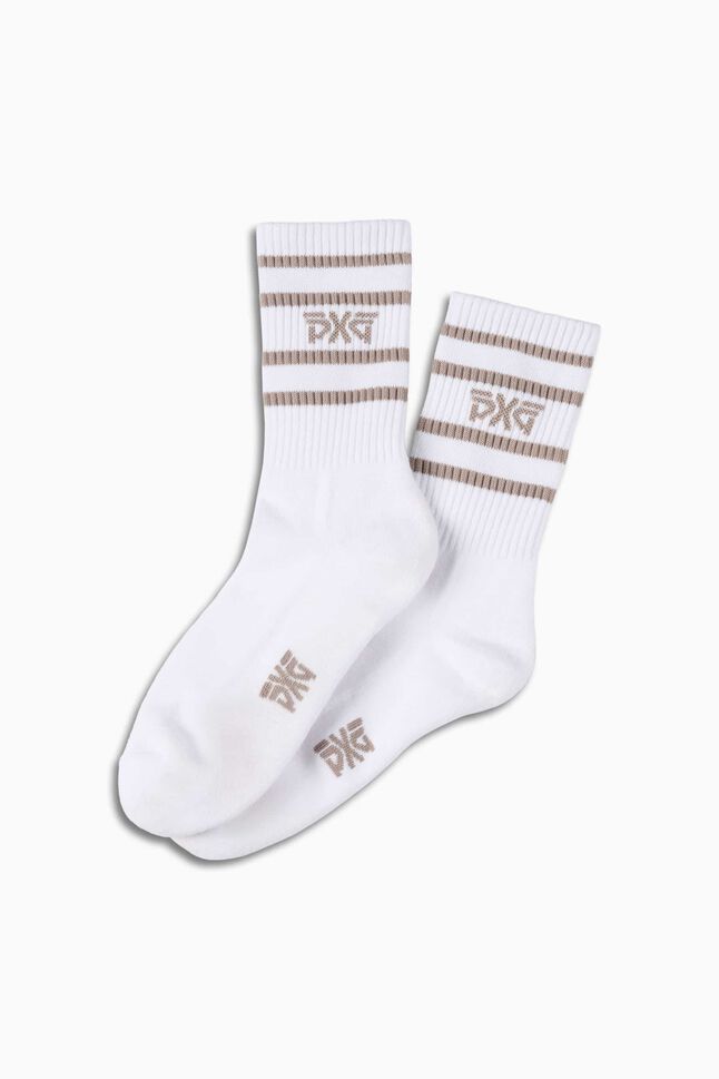 Mi-chaussettes à rayures pour hommes