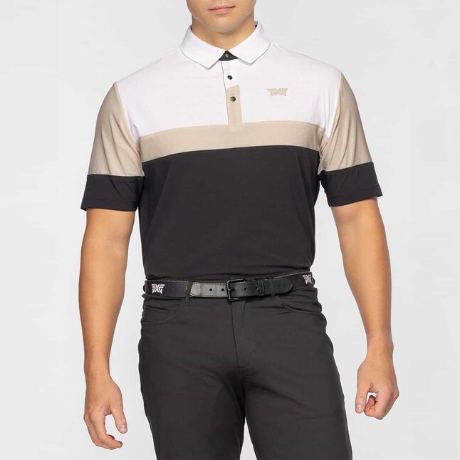 Men's Comfort Fit Tri-Color Polo