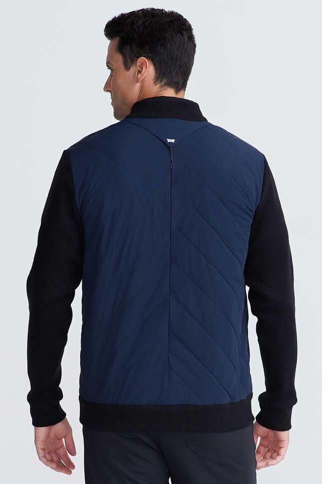 Men's Hybrid Sweater Quilted Jacket