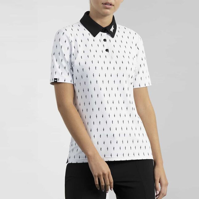 Cactus Print Polo