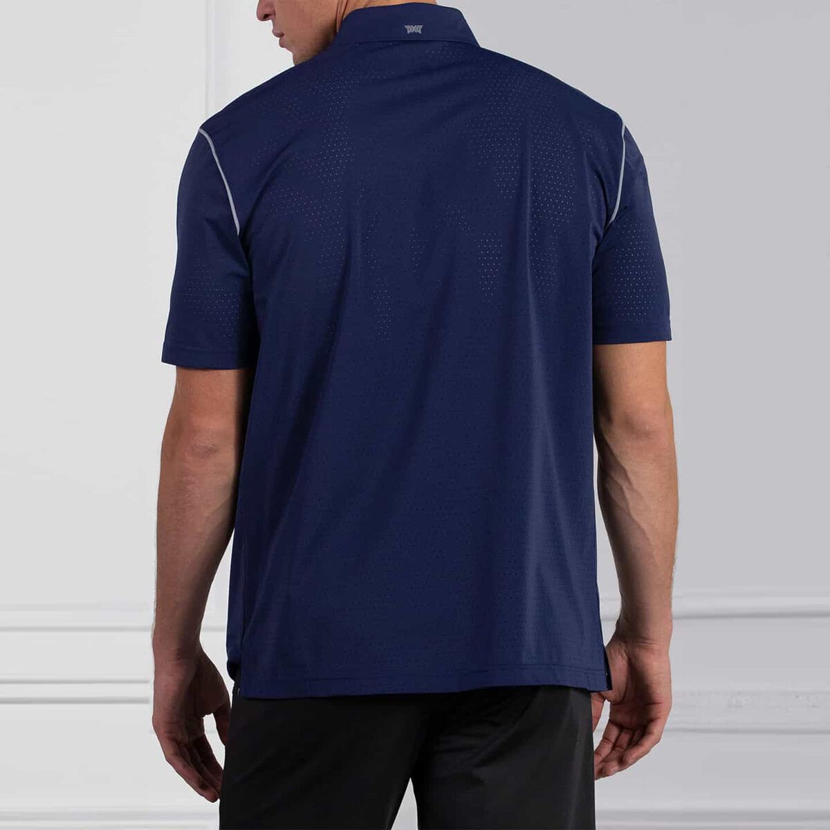 Comfort Fit Fineline Polo Navy
