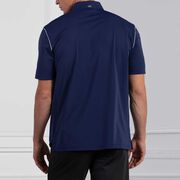 Comfort Fit Fineline Polo Navy