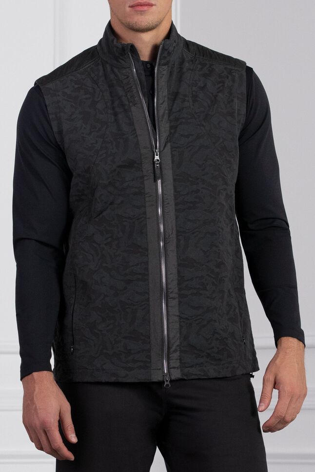 Darkness High-Collar Vest