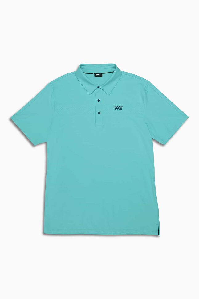 Athletic Fit Perforated Panel Polo