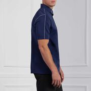 Comfort Fit Fineline Polo Navy