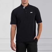 Comfort Fit Fineline Polo Black
