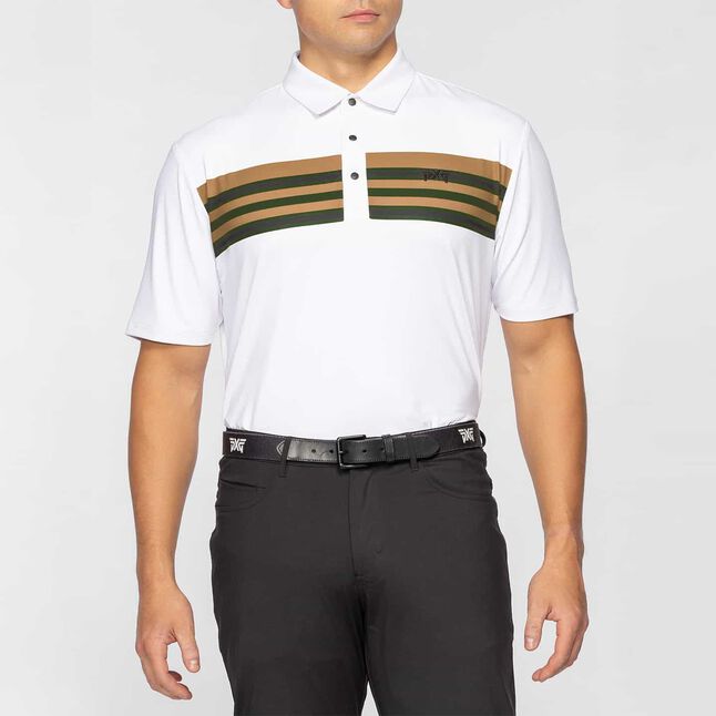 Men's Retro Stripe Polo