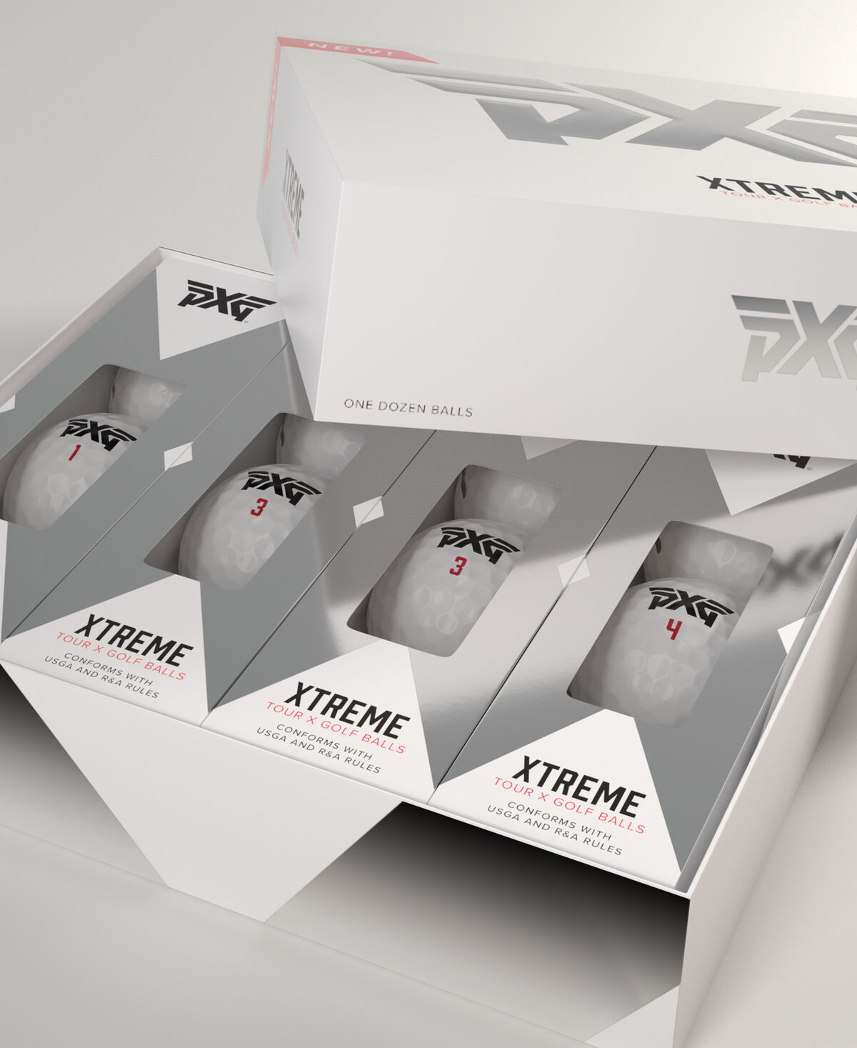 Xtreme Tour X Golf Ball - White - Dozen 