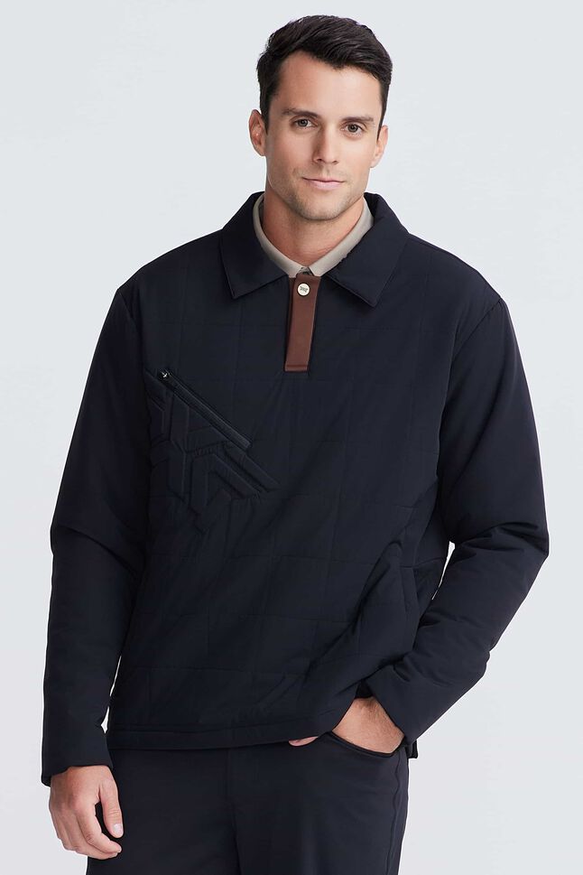 Men's Quilted 1/4 Zip Pullover