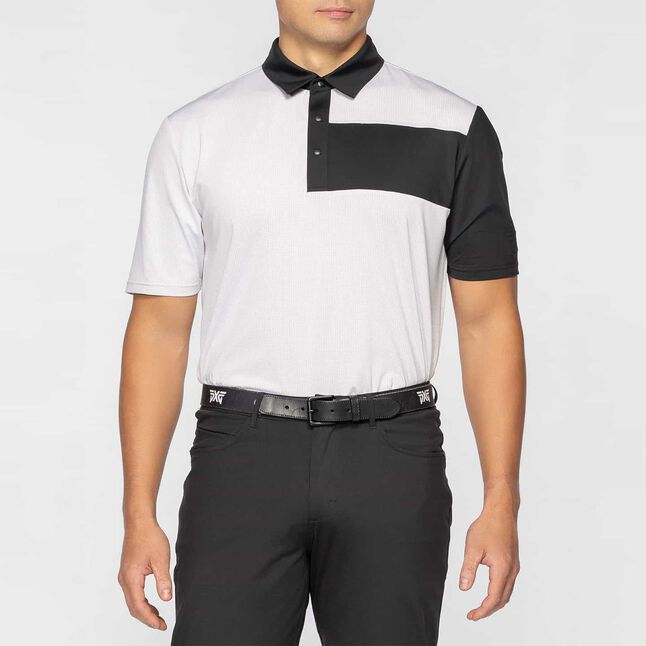 Men's Comfort Fit Chest Block Polo