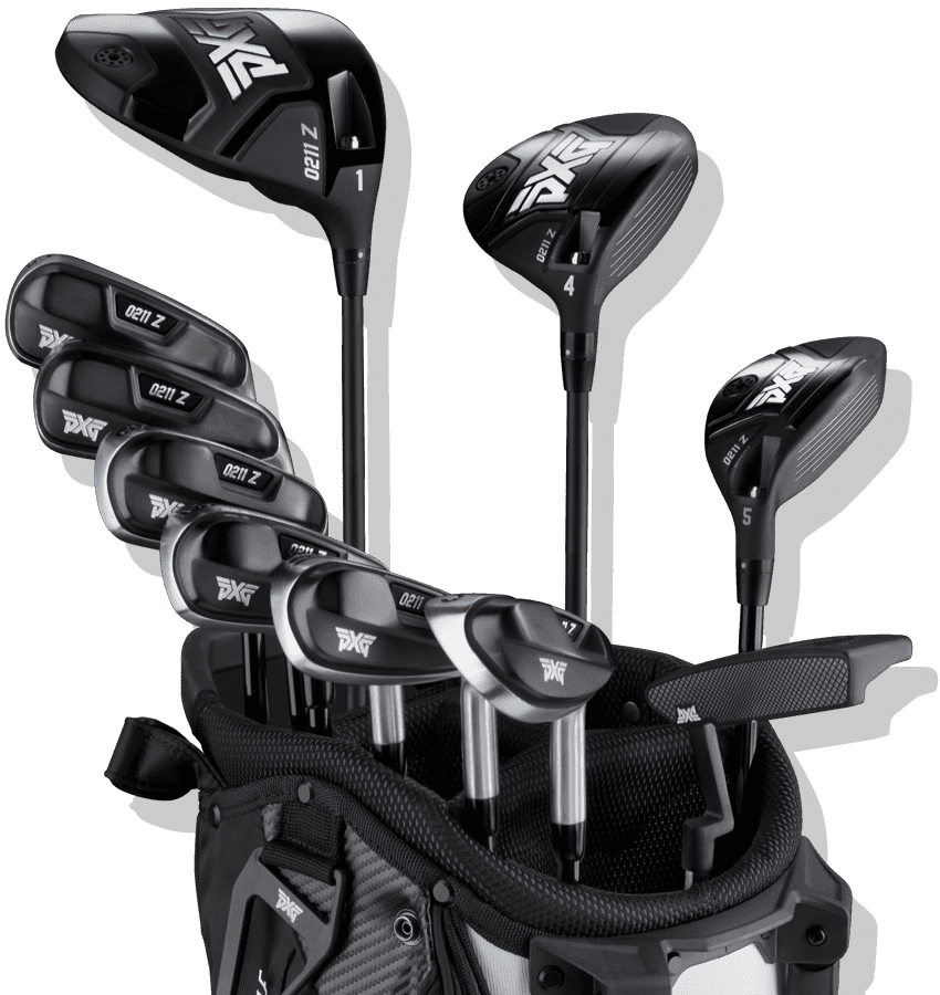 full bag of 0211z golf clubs